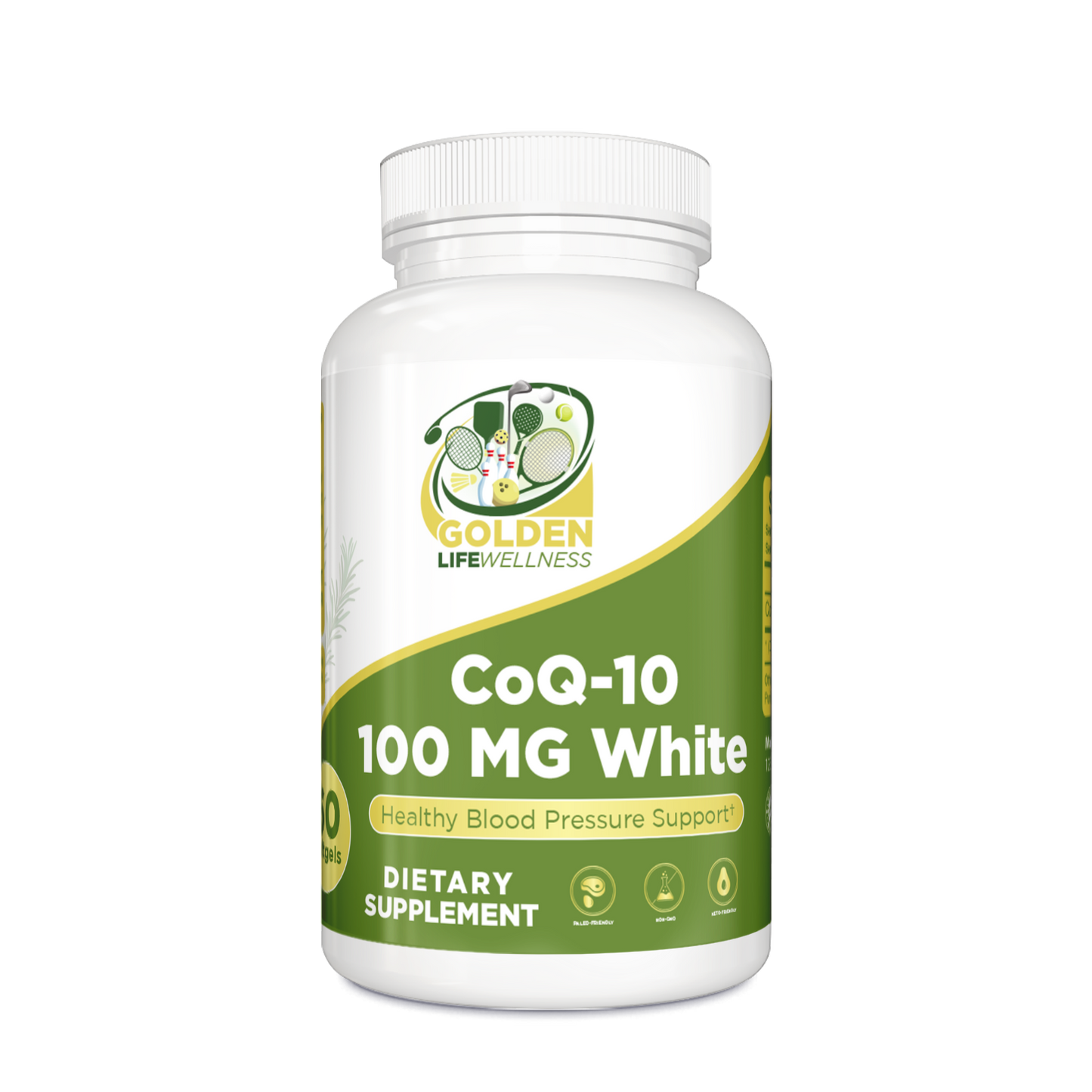 CoQ10 100mg White