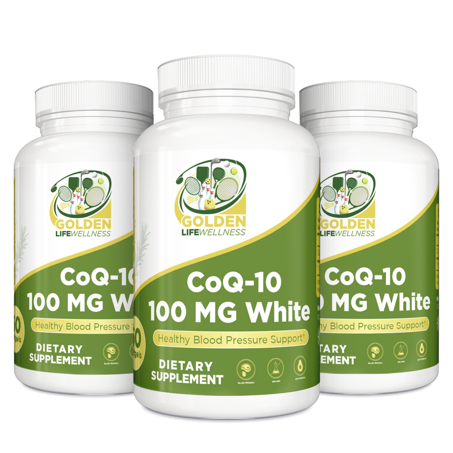 CoQ10 100mg White