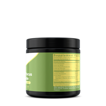 Pre-Workout Formula, Energy & Focus Lemonade, 214g/7.25g serv./30 serv.